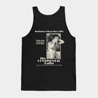 Vintage Retro Continental Baths Tank Top